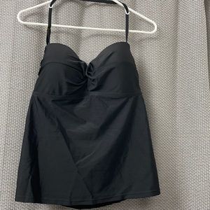Catalina black tankini swim top